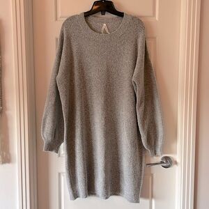Dreamers gray sweater dress